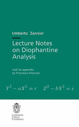E-Book (pdf) Lecture Notes on Diophantine Analysis von Umberto Zannier