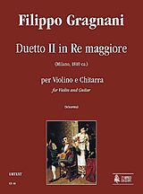 Filippo Gragnani Notenblätter Duetto re maggiore no.2 per