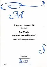 Ruggero Giovannelli Notenblätter Ave Maria