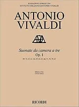 Antonio Vivaldi Notenblätter Suonate da camera a tre op. 1
