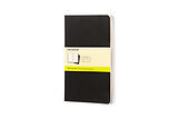 Geheftet Moleskine Cahier Notizhefte, 3er-Set, Schwarz, Large (13x21), Blanko von 