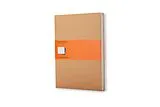 Tagebuch geb Moleskine Cahier Journal (Set of 3), Extra Large, Ruled, Kraft Brown, Soft Cover (7.5 x 10) von Moleskine