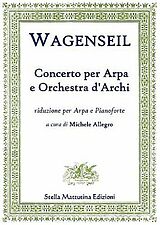 Georg Christoph Wagenseil Notenblätter Concerto per Arpa e Orchestra dArchi