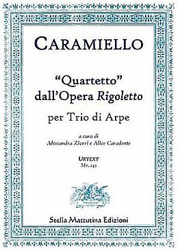 Giovanni Caramiello Notenblätter Quartetto dallOpera Rigoletto