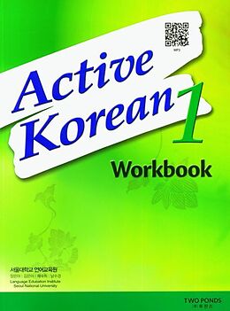 Couverture cartonnée Active Korean 1 Workbook (QR), m. 1 Audio de 