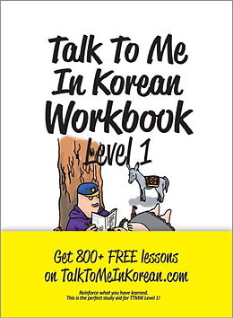 Couverture cartonnée Talk To Me In Korean Workbook - Level 1 de 