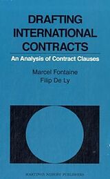 Livre Relié Drafting International Contracts de Marcel Fontaine, Filip Ly