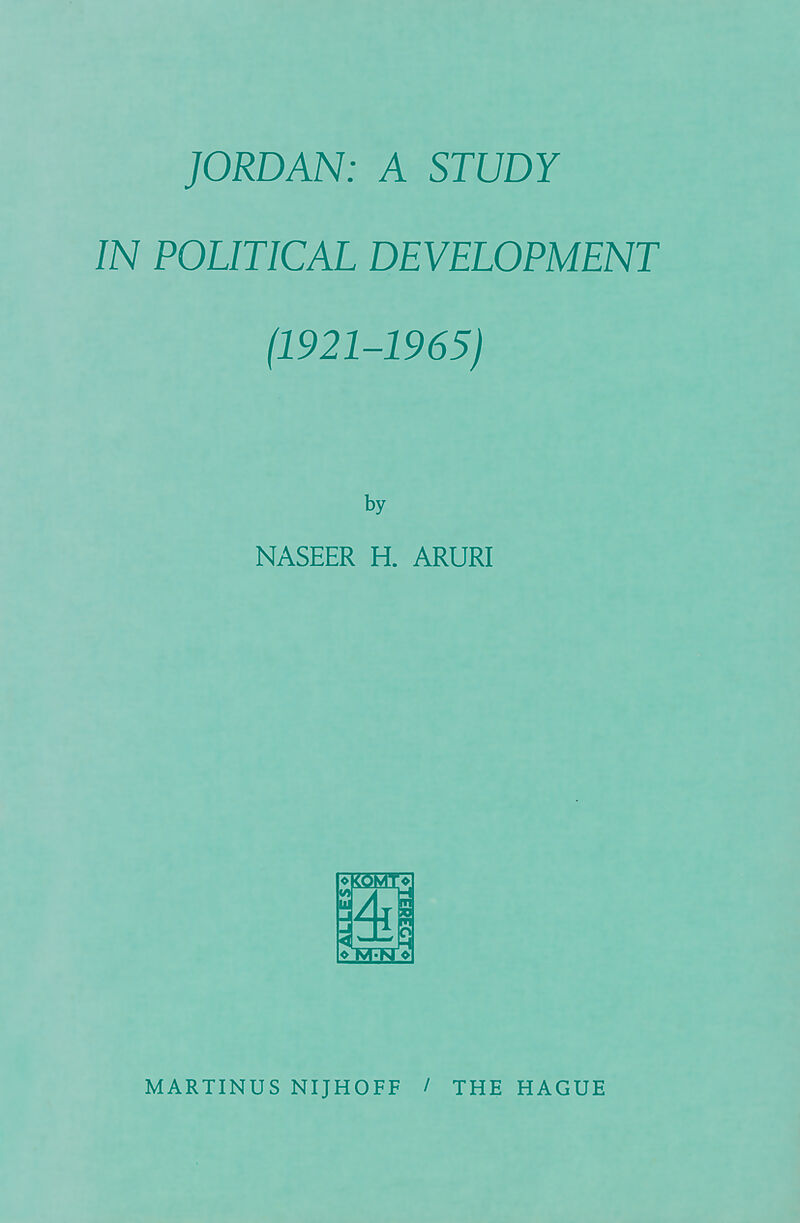 Jordan: A Study in Political Development (1921 1965)