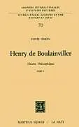 Fester Einband Henry de Boulainviller Tome II von 