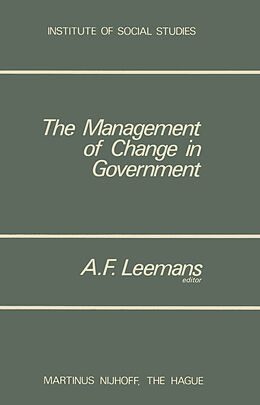 Couverture cartonnée The Management of Change in Government de 