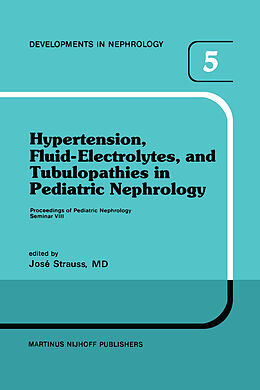 Fester Einband Hypertension, Fluid-Electrolytes, and Tubulopathies in Pediatric Nephrology von 
