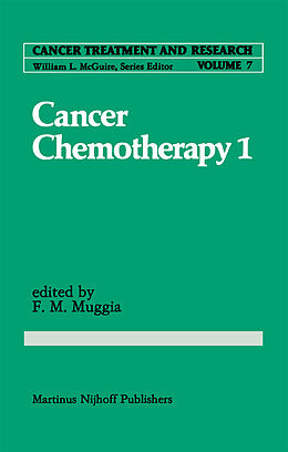 Livre Relié Cancer Chemotherapy 1 de 