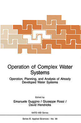 Fester Einband Operation of Complex Water Systems von 