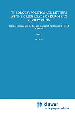 Livre Relié Theology, Politics and Letters at the Crossroads of European Civilization de G. Cerny