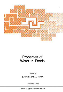 Fester Einband Properties of Water in Foods von 