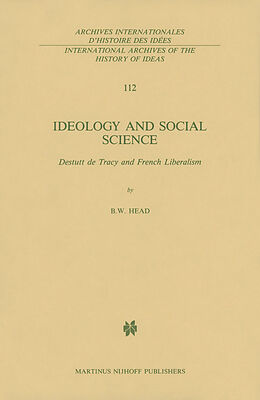 Livre Relié Ideology and Social Science de B. W. Head