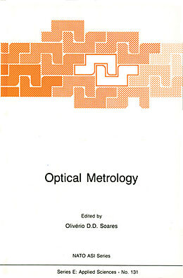 Fester Einband Optical Metrology von 