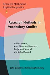 E-Book (epub) Research Methods in Vocabulary Studies von Durrant Philip Durrant