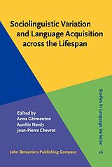 eBook (epub) Sociolinguistic Variation and Language Acquisition across the Lifespan de 