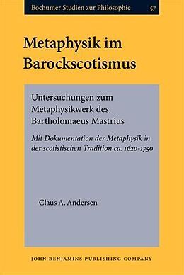 E-Book (pdf) Metaphysik im Barockscotismus von Claus A. Andersen