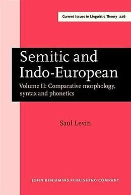 E-Book (pdf) Semitic and Indo-European von Saul Levin