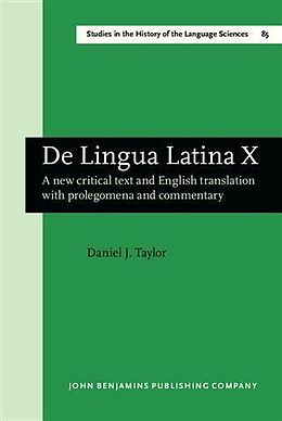 E-Book (pdf) De Lingua Latina X von Daniel J. Taylor