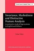 PDF Invariance, Markedness and Distinctive Feature Analysis von Yishai Tobin