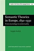 E-Book (pdf) Semantic Theories in Europe, 1830-1930 von Brigitte Nerlich