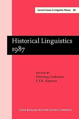 eBook (pdf) Historical Linguistics 1987 de 