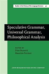 eBook (pdf) Speculative Grammar, Universal Grammar, Philosophical Analysis de 