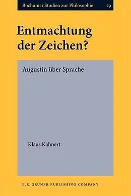 E-Book (pdf) Entmachtung der Zeichen? von Klaus Kahnert
