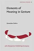 PDF Elements of Meaning in Gesture von Genevieve Calbris