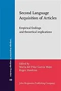 E-Book (pdf) Second Language Acquisition of Articles von 