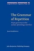E-Book (pdf) Grammar of Repetition von Jason Kandybowicz