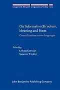 E-Book (pdf) On Information Structure, Meaning and Form von 