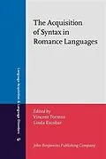 E-Book (pdf) Acquisition of Syntax in Romance Languages von 