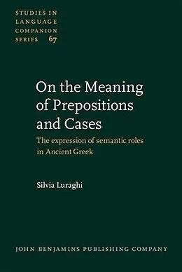 E-Book (pdf) On the Meaning of Prepositions and Cases von Silvia Luraghi