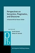 PDF Perspectives on Semantics, Pragmatics, and Discourse von 
