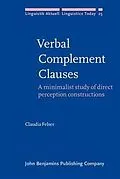 E-Book (pdf) Verbal Complement Clauses von Claudia Felser