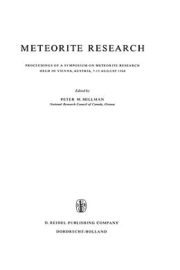Fester Einband Meteorite Research von 