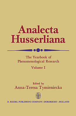 Livre Relié Analecta Husserliana de 