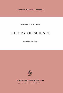 Fester Einband Theory of Science von B. Bolzano