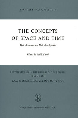Kartonierter Einband The Concepts of Space and Time von 