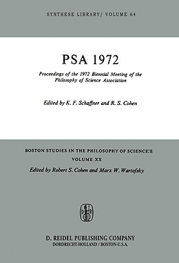 Kartonierter Einband Proceedings of the 1972 Biennial Meeting of the Philosophy of Science Association von 