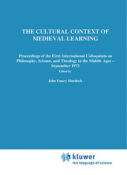 Kartonierter Einband The Cultural Context of Medieval Learning von 