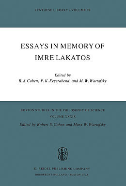 Fester Einband Essays in Memory of Imre Lakatos von 