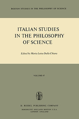 Kartonierter Einband Italian Studies in the Philosophy of Science von 