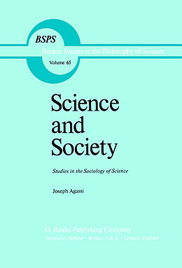 Fester Einband Science and Society von J. Agassi