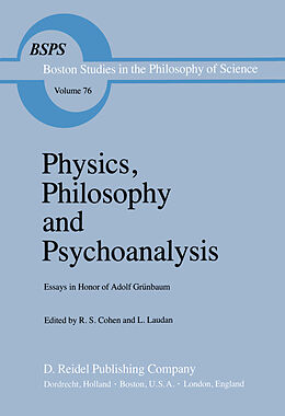Fester Einband Physics, Philosophy and Psychoanalysis von 