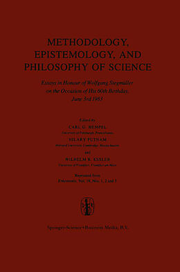 Livre Relié Methodology, Epistemology, and Philosophy of Science de 